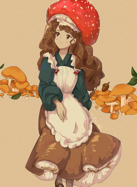 Mushroom dress[OC]